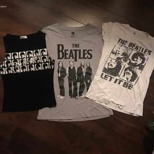 🆑The Beatles Shirts & tank small bundle